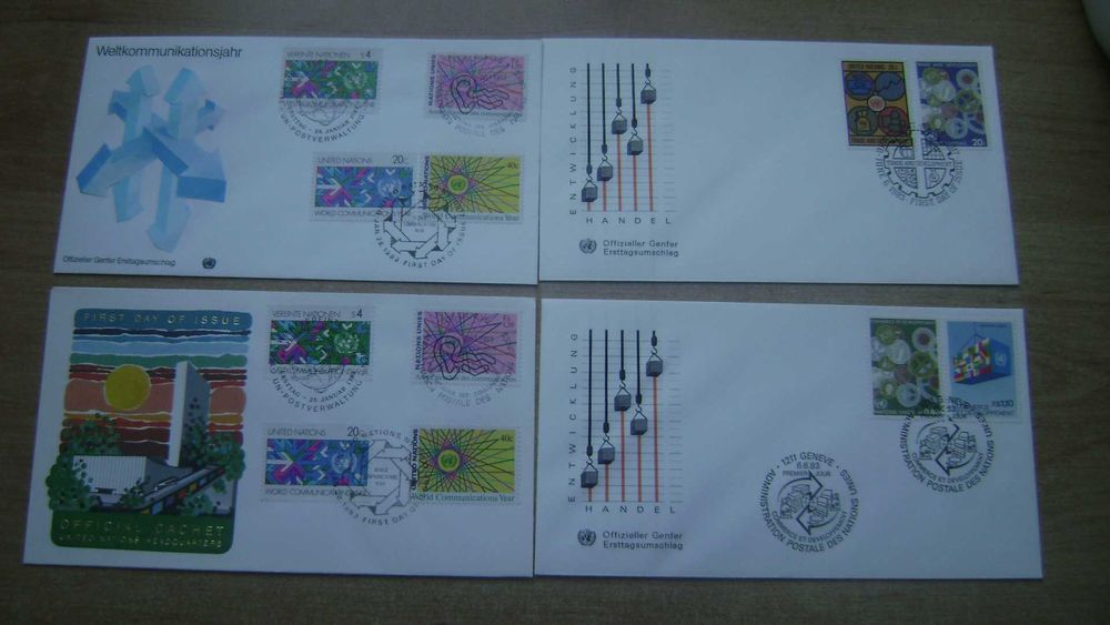 Znaczki pocztowe - Koperty FDC zagraniczne 28 sztuk