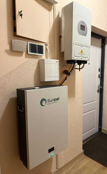 КОМПЛЕКТ Інвертор DEYE 5kW + АКБ Sunpal 5kWh/10kWh