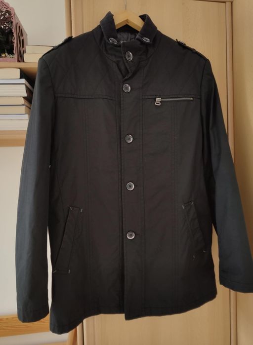 Kurtka przejściowa czarna męska