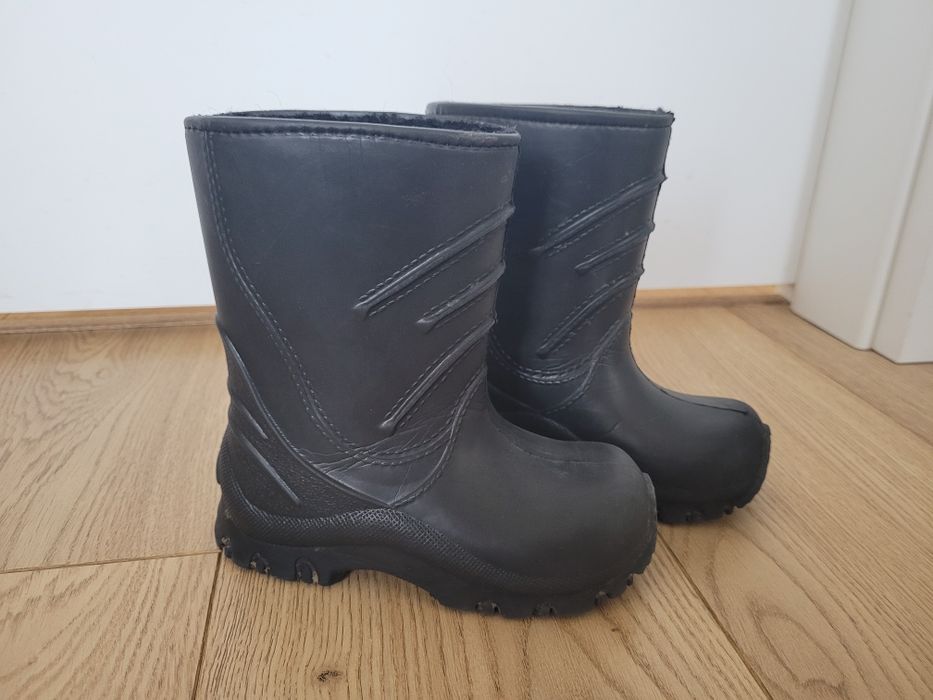 Kalosze gumiaki Win tech 24 / 25 ocieplane czarne