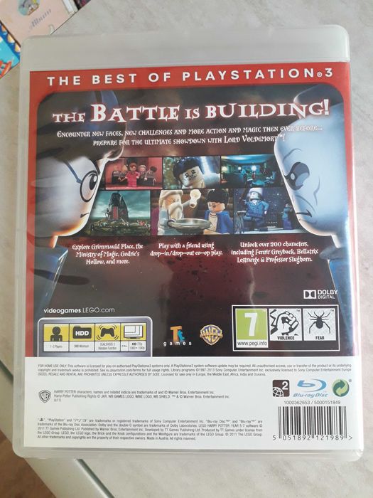 Lego Harry Potter Years 5-7 para PS3 semi-novo