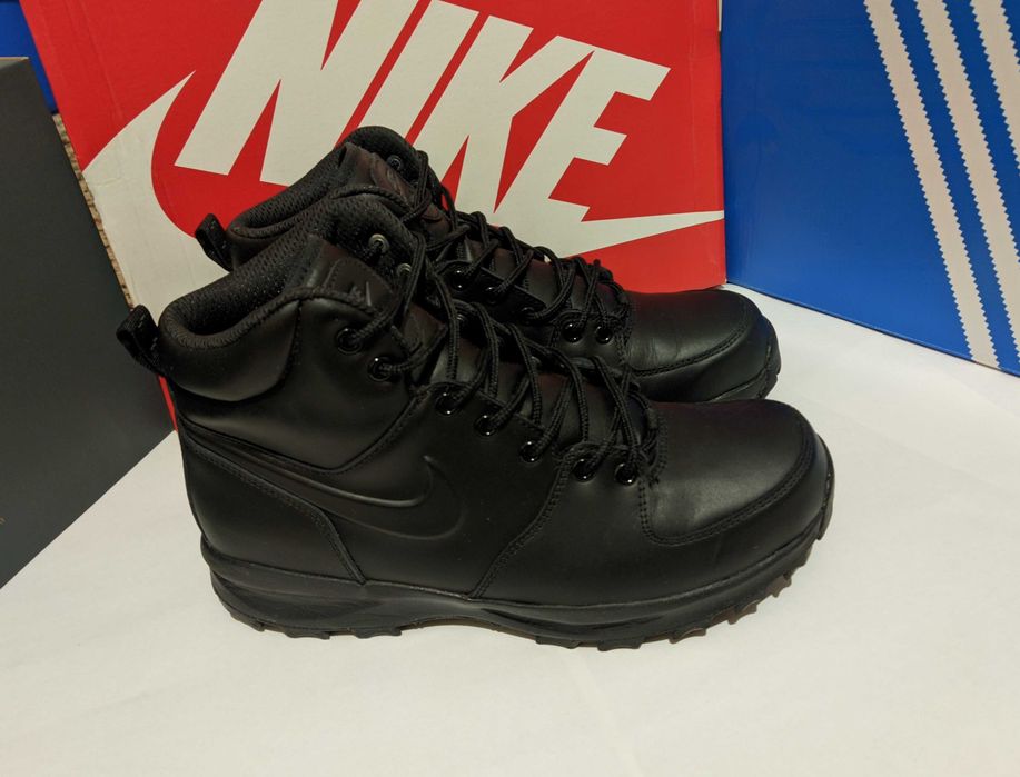 Оригінальні черевики Nike Manoa Leather Black 10.5 US 44.5 розмір