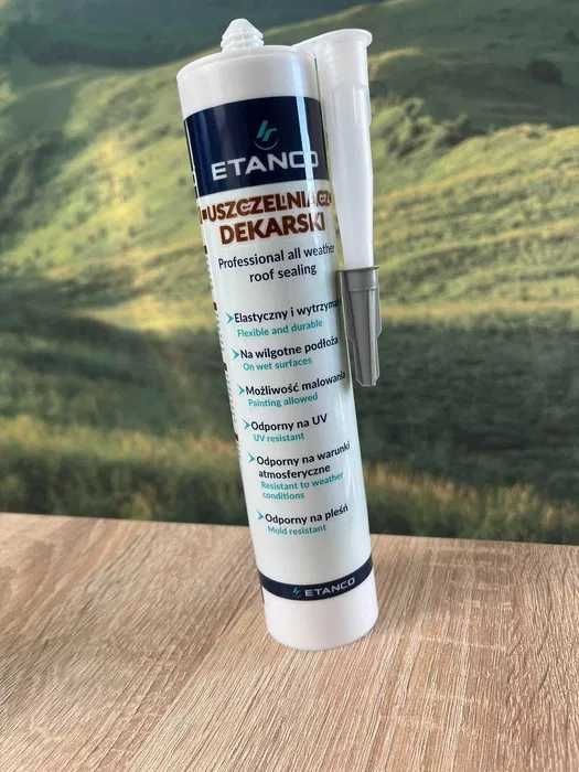 ETANCO - uszczelniacz dekarski 280ml PROMOCJA! Do Dachu silikon 12szt