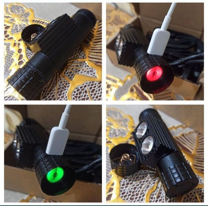 Фонарь налобный BORUiT H02A на диодах XML2 на АКБ Li-ion 18650 /БОРУИТ