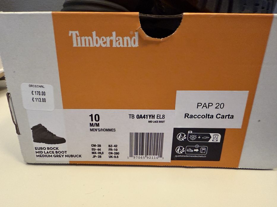 Buty Timberland Euro Rock Mid , NOWE , rozm 44