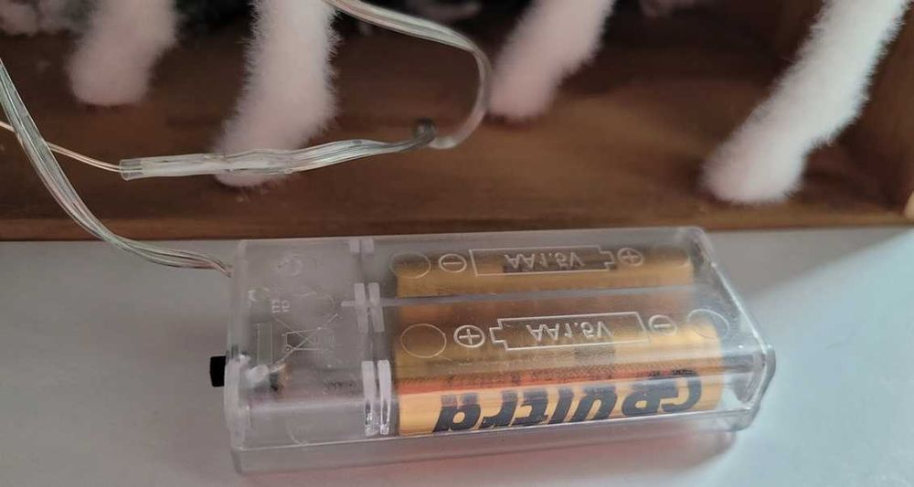 Świąteczno-zimowa lampka z jelonkiem do pokoju np. dziecięcego