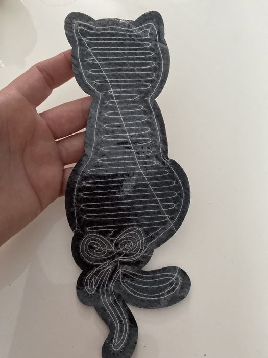 Naszywka cekiny kotek