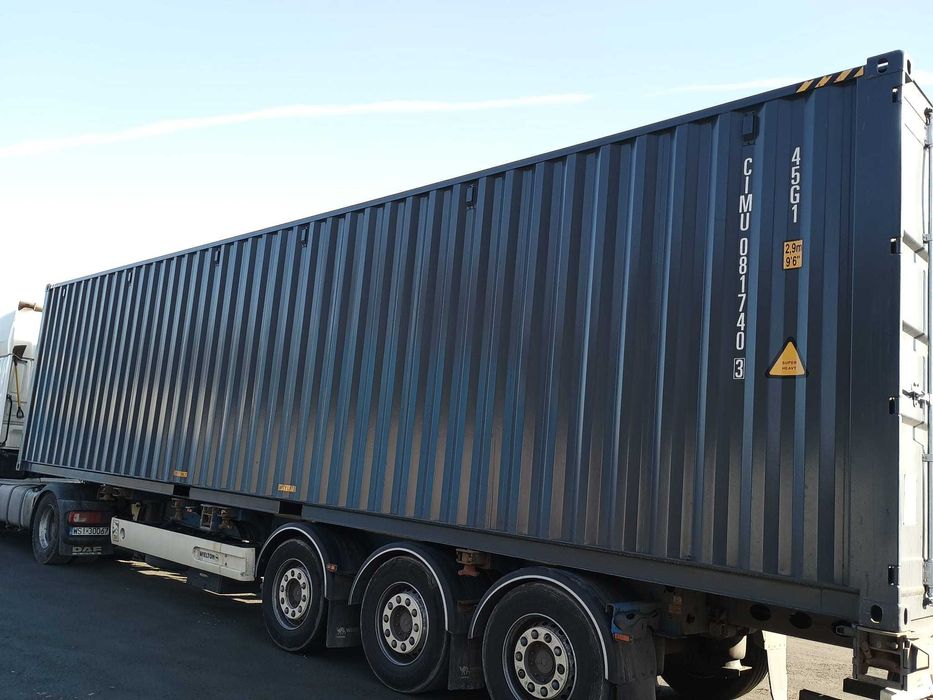 Kontener morski 40 HC one way, NOWY! Magazynowy, podwyższany 12 m!