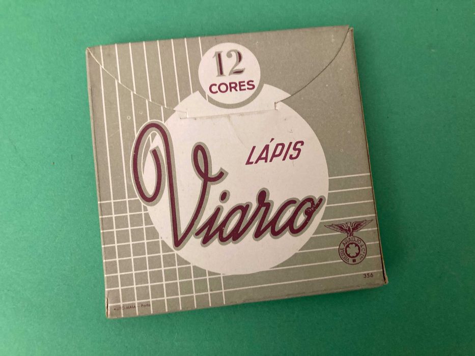 Raras Caixas de 12 Lápis de Cor da marca Viarco Anos 50 Originais