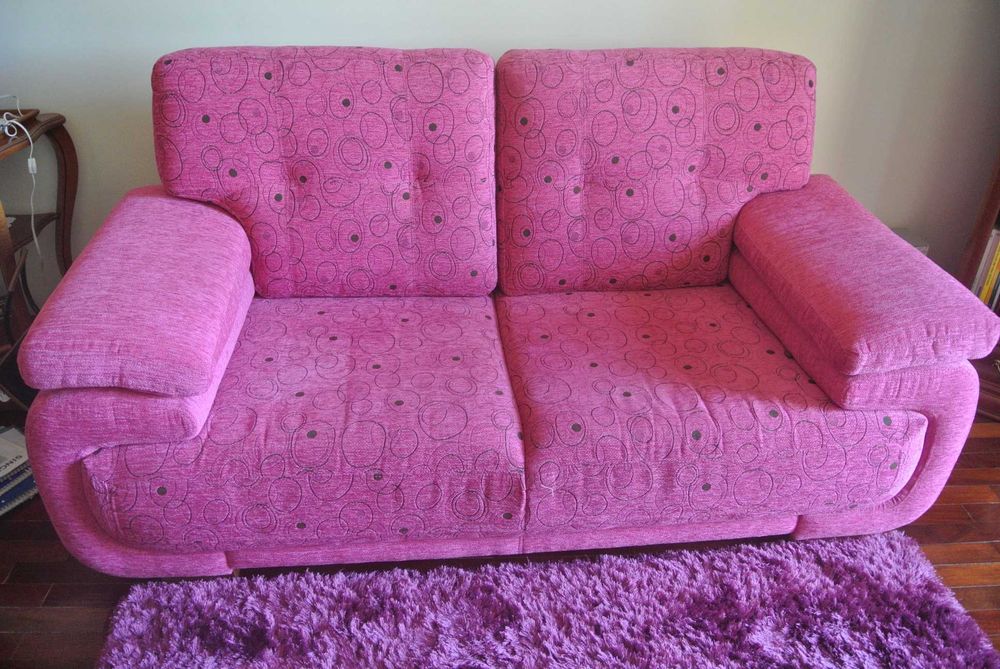 Pink Sofa for 2 People