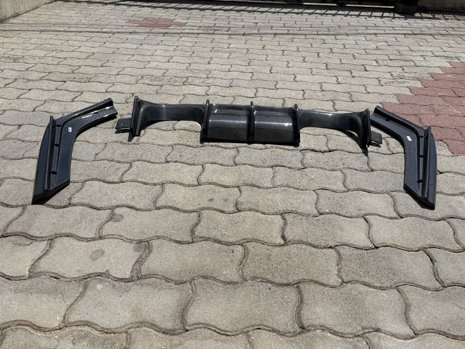 Conjunto Difusor + Cantos Fibra Carbono BMW M4 F82 F83 / BMW M3 F80