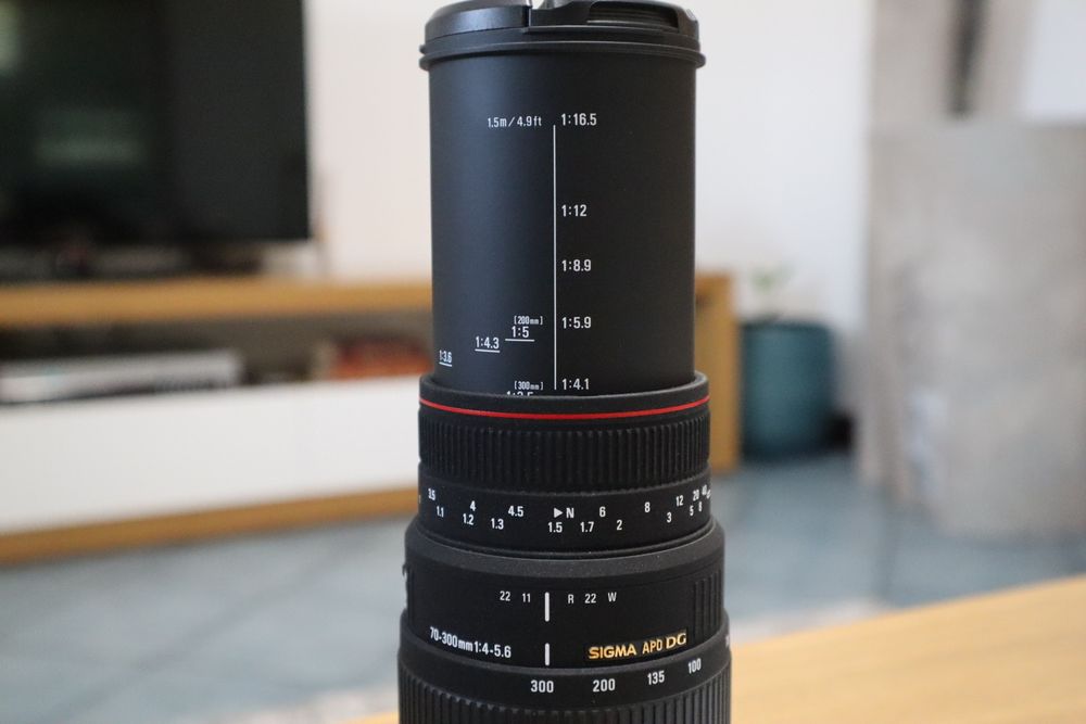 Sigma 70-300mm F/4-5.6 APO DG Macro - Nikon AF
