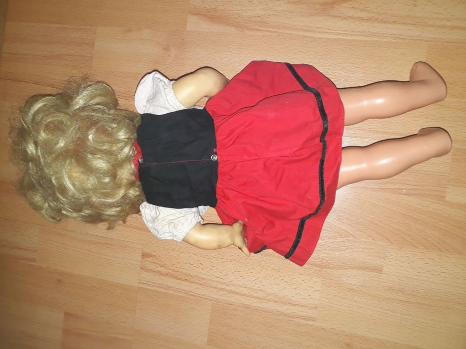 Stara duża lalka sygnowana Schildkrot ( lalka mówi)