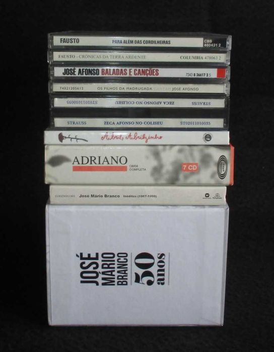 CD's de Música Portuguesa Fausto Zeca Afonso José Mário Branco Adriano