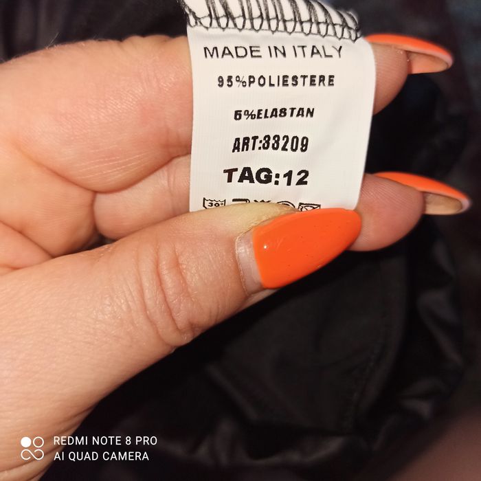 Legginsy z eko skórki 146/152
