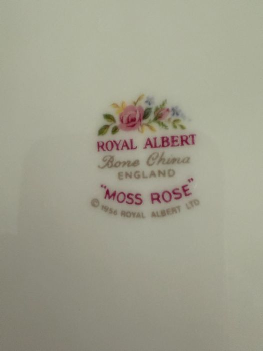 Tortownica patera Royal Albert Moss Rose