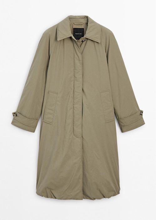 Утеплений тренч / пальто Massimo dutti M, L