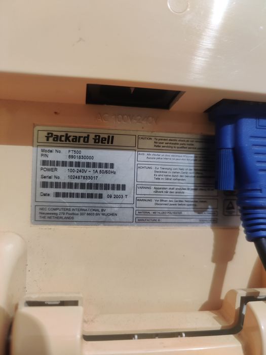 packard bell монитор ft500
