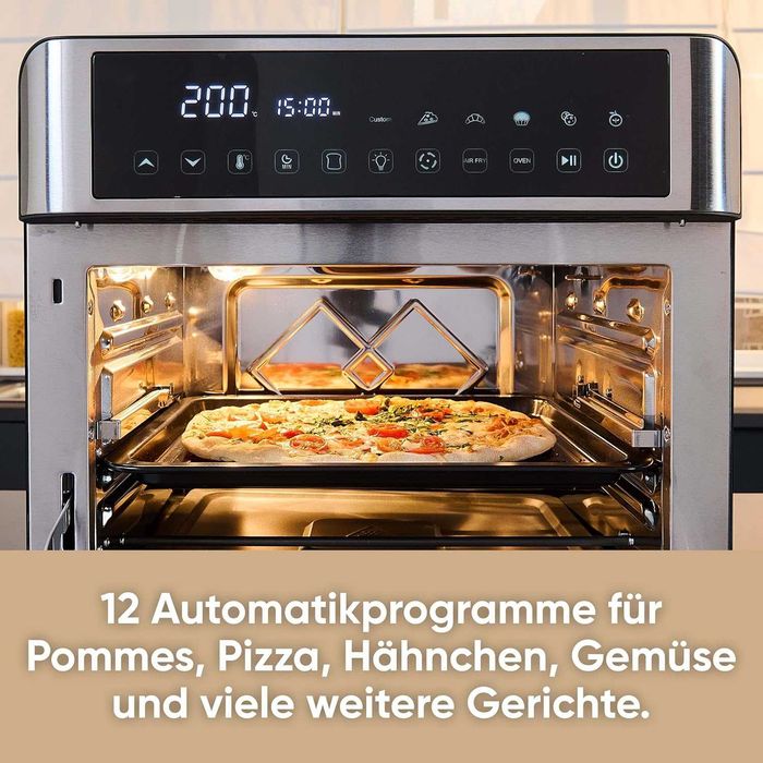 SEVERIN TO 2077 Piekarnik i frytkownica 2w1, 2200W, 25 L