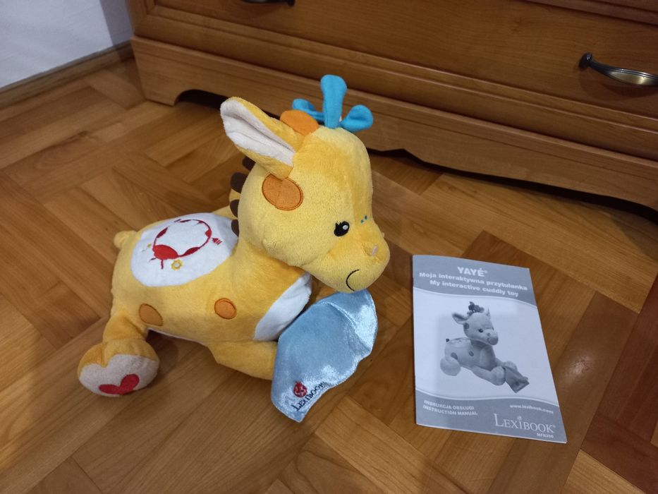 Zabawka grająca żyrafa interaktywna przytulanka