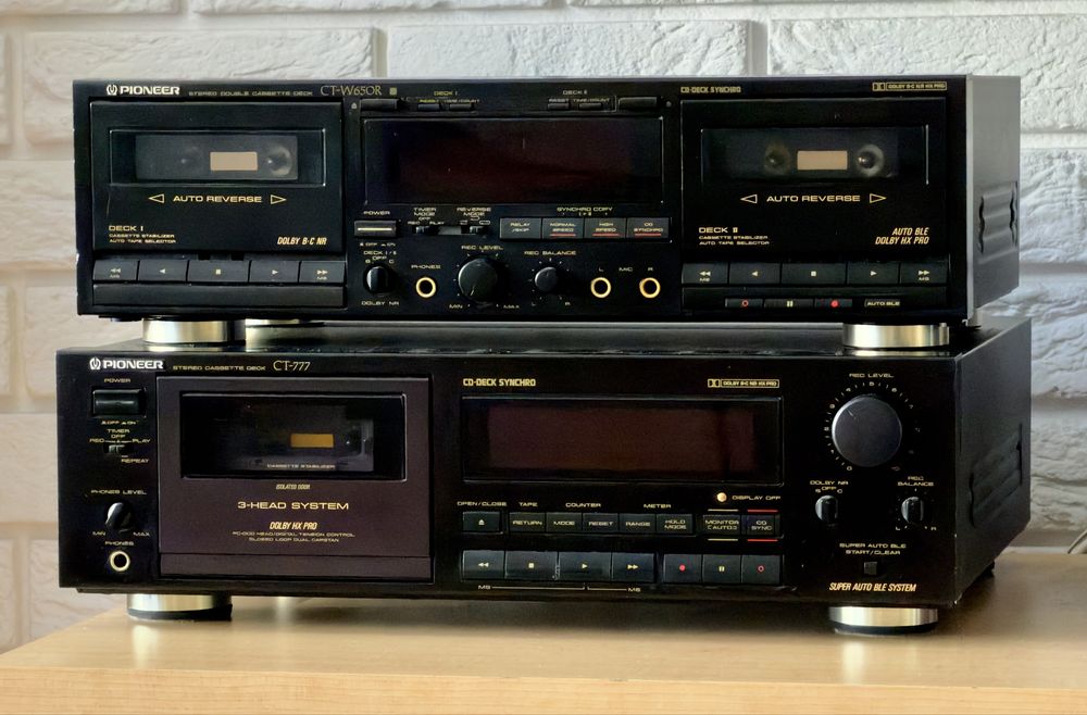 Pioneer CT-W650R Podwójny magnetofon kasetowy