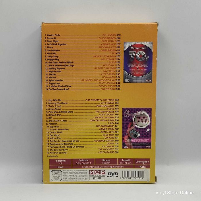 DVD - Remember The 70s (2xDVD, PAL, Compilação) - Ref. MCLE