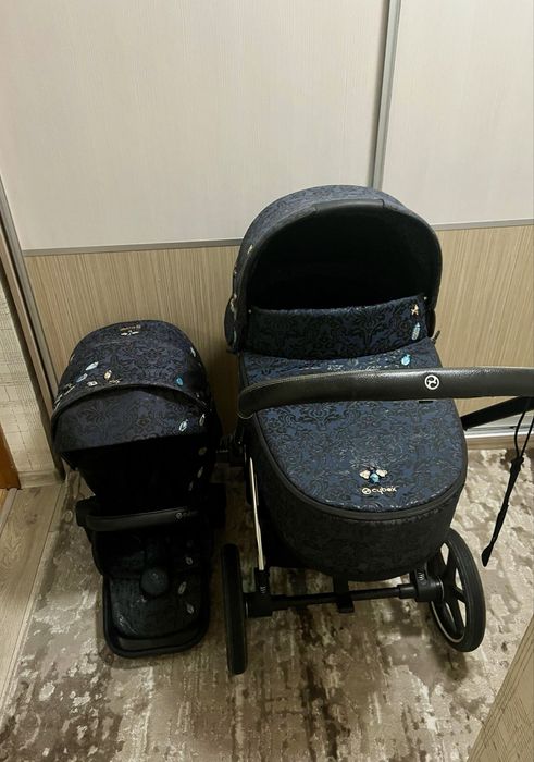 Коляска cybex Priam Jewels of nature 2в1 із зимовим чехлом в комплекті