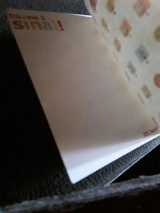 Postal J&B com autocolantes, especial para coleccionadores