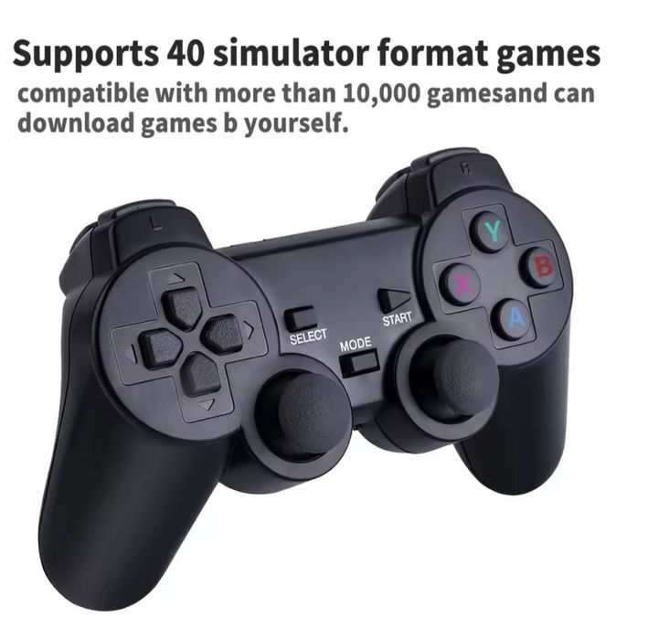 Consola de jogos Stick Lite 4K 64GB HDMI + 2 Comandos Sem Fio (Novo)