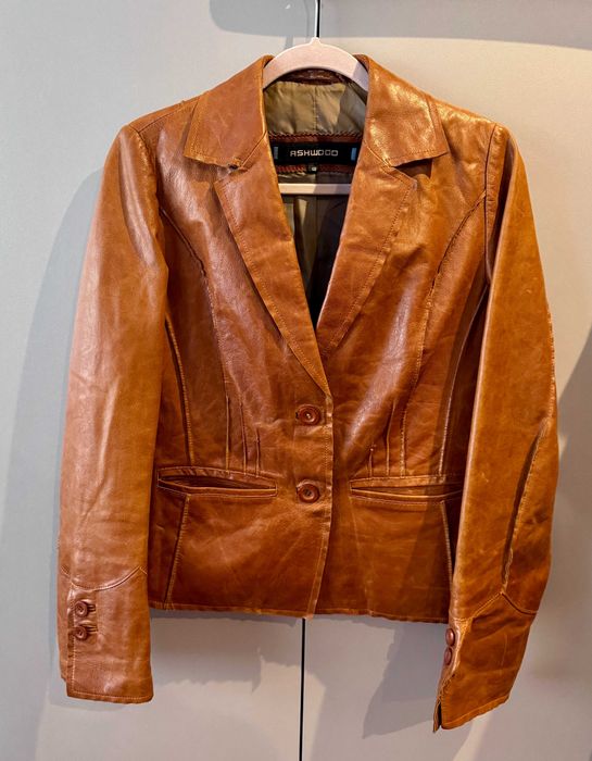 Damska marynarka skórzana