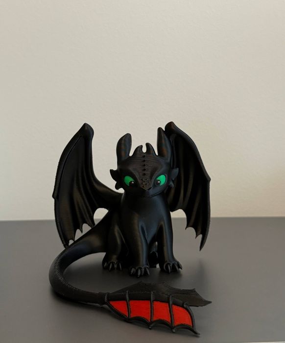 Smok Toothless | Figurka druk 3D | Dekoracja | Prezent