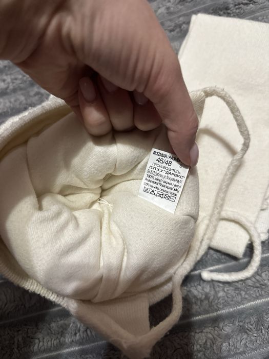 Зимняя шапка и шарфик 2-3 года