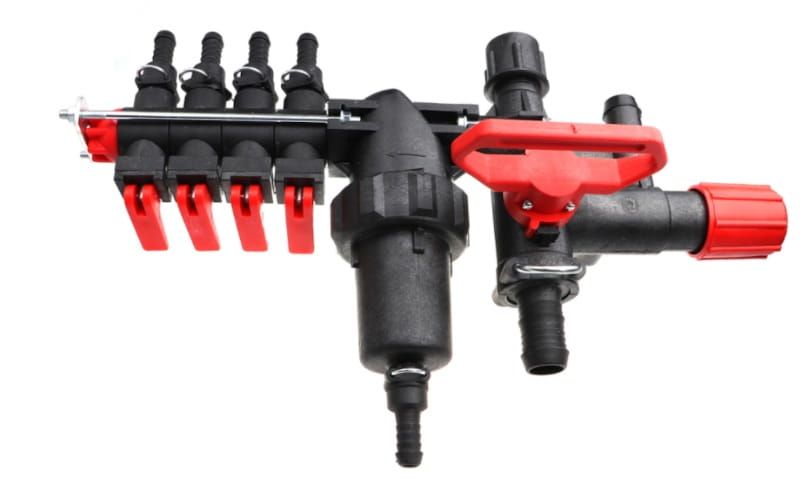 Rozdzielacz/Zawór sterujący 4 sekcyjny do opryskiwacza