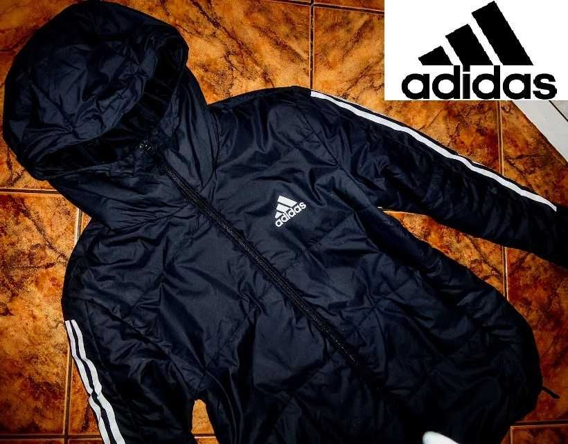 ADIDAS kurtka ORYGINAŁ puchowa kaptur ZIMOWA r L 40  NOWOŚĆ hit