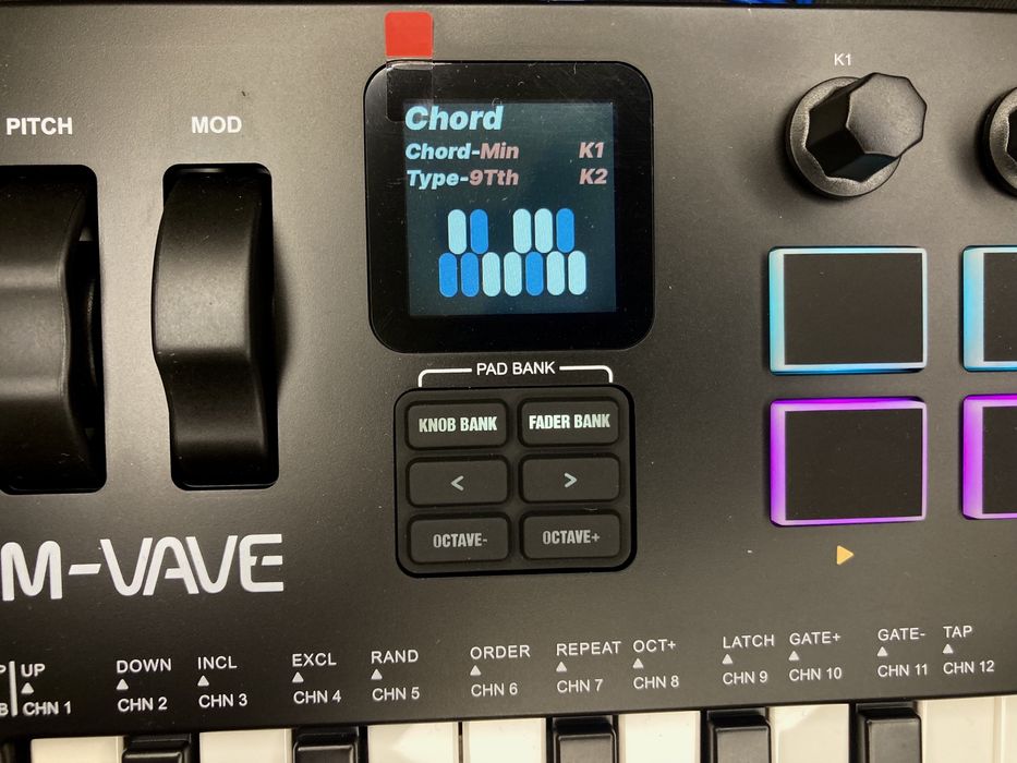 Нова! M-VAVE SMK-37 Pro Bluetooth MIDI клавіші (як AKAI MPK mini Play)