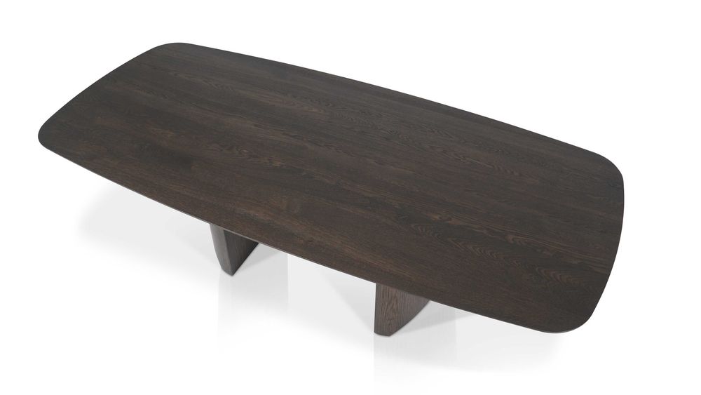 Stół Nicola 200x100cm nowoczesny stół dębowy premium z blatem beczka cienka krawędź