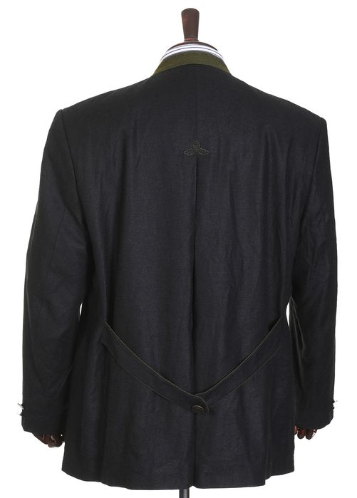 ROFAN TRACHT czarna marynarka męska bawarska myśliwska wełna jedwab 58