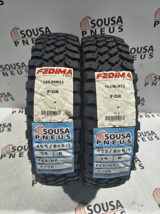 2 pneus Fedima 155/80R13 - Oferta da Entrega