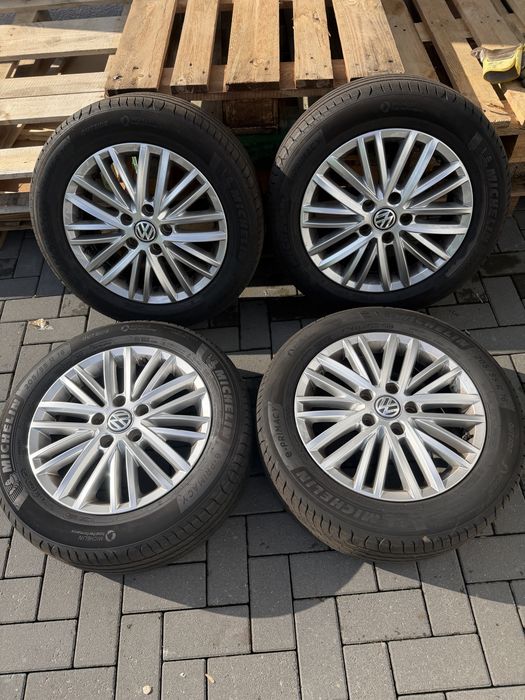 Колеса диски 16 R16 5 112 205 55 літо Michelin як нові Volkswagen Caddy Кадді 2K  VW  сеат Seat шкода октаві golf 5 6 8 гольф туран джетта jetta