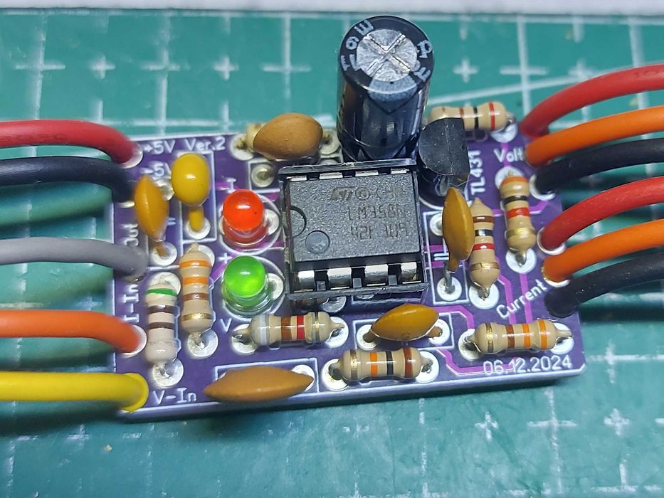 Адаптер для переробки блоків живлення комп'ютера в регулюючий - LM358.