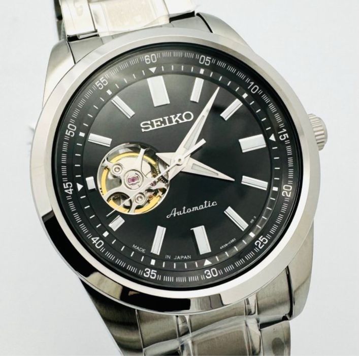 Relógio Automático Open Heart Seiko – Novo e Original