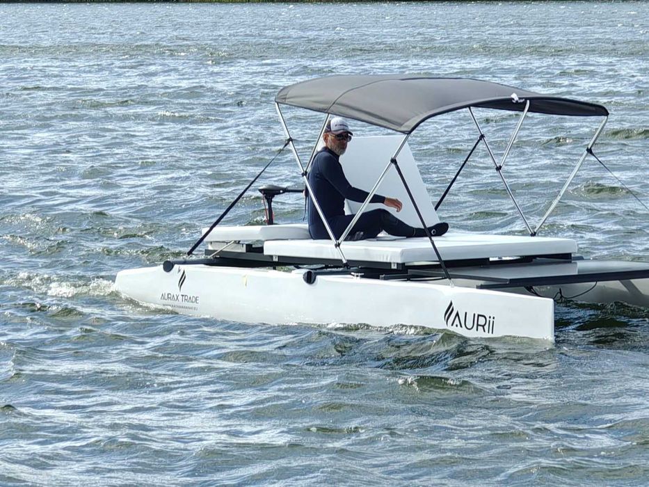 Katamaran AURII V.01 - SOLAR silnik elektryczny 55/60 lbs