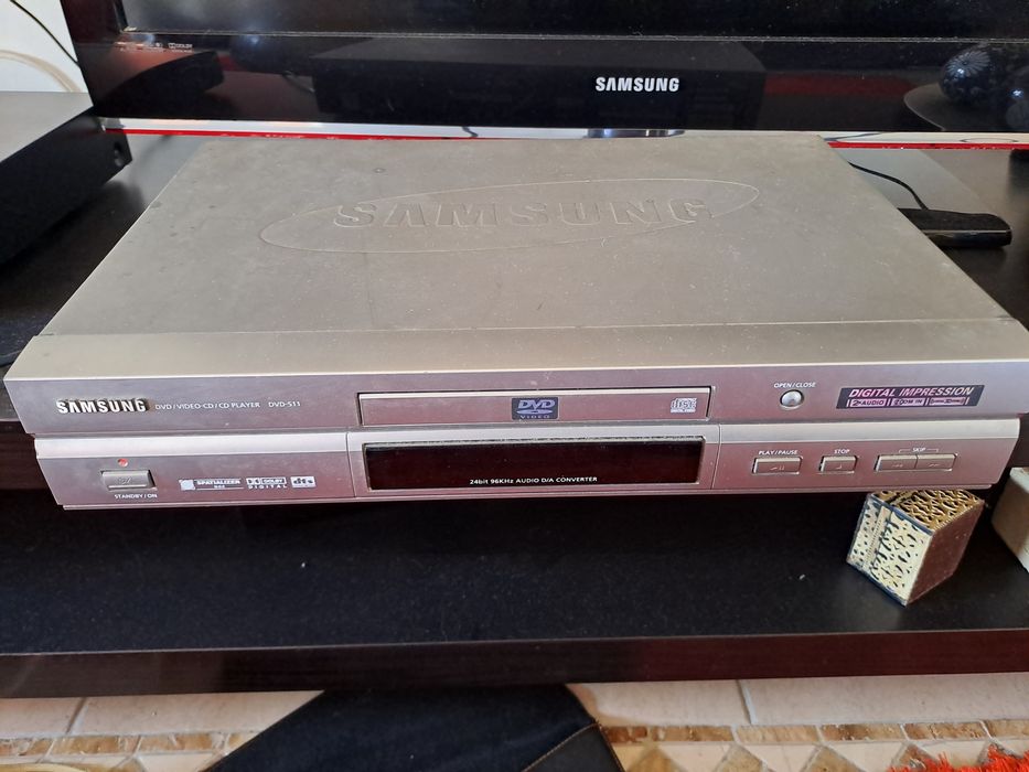 Leitor de DVD Samsung avariado