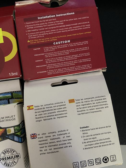 Tinteiros inkjet para impressoras Epson447401940600104963