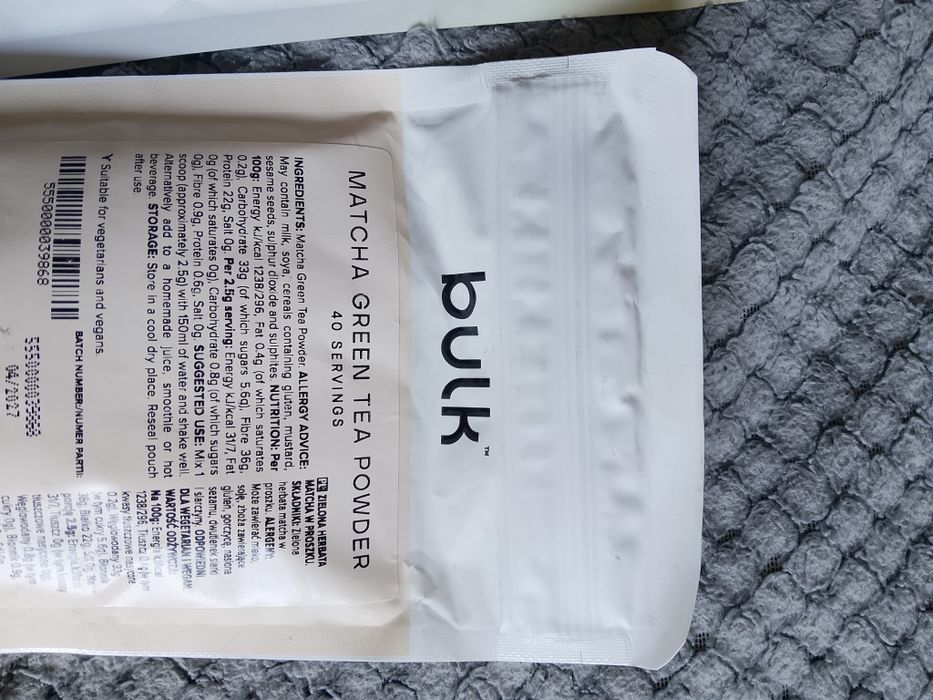 2 herbaty matcha japońska+200x baton proteinowy