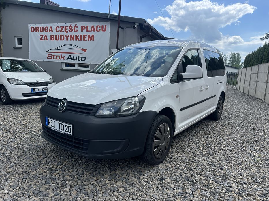 VOLKSWAGEN CADDY 2014r LIFT Klima 5 osobowy LONG Długi sprowadzony z Niemiec