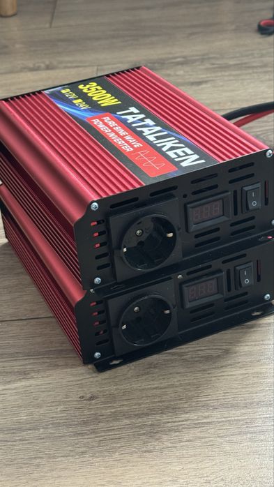 Інвертор Tataliken 12v 3500/3000w В НАЯВНОСТІ ПРЯМО ЗАРАЗ!