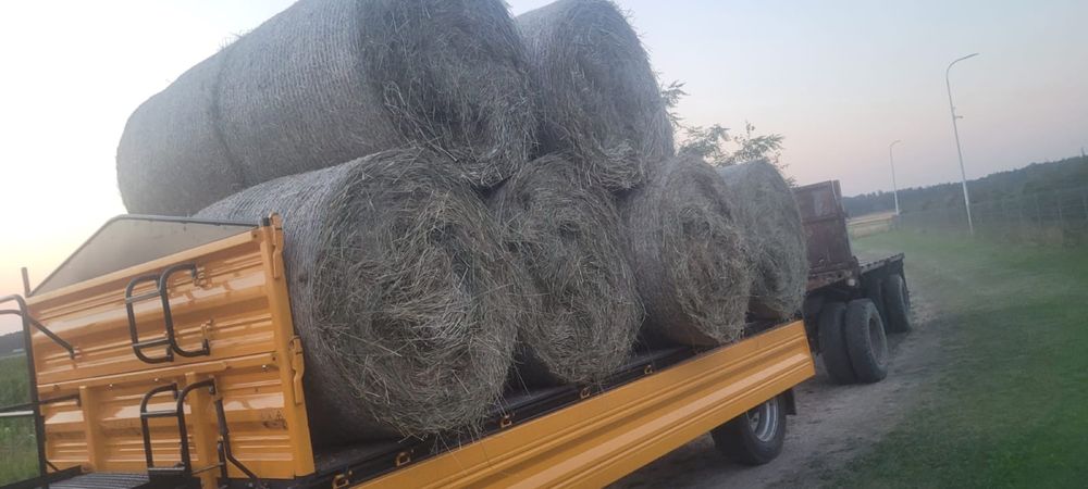 Siano w belach baloty rolki