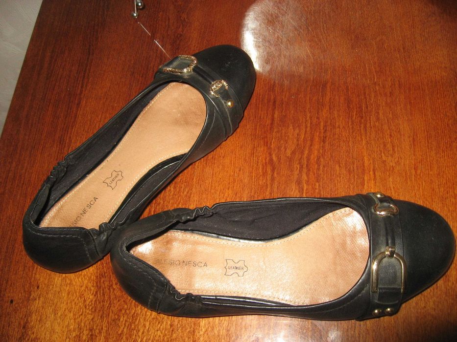Кожанные  женские балетки Genuine Leather.