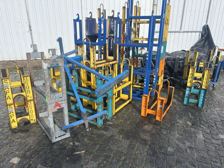 Cavaletes carrinhos para aluminio